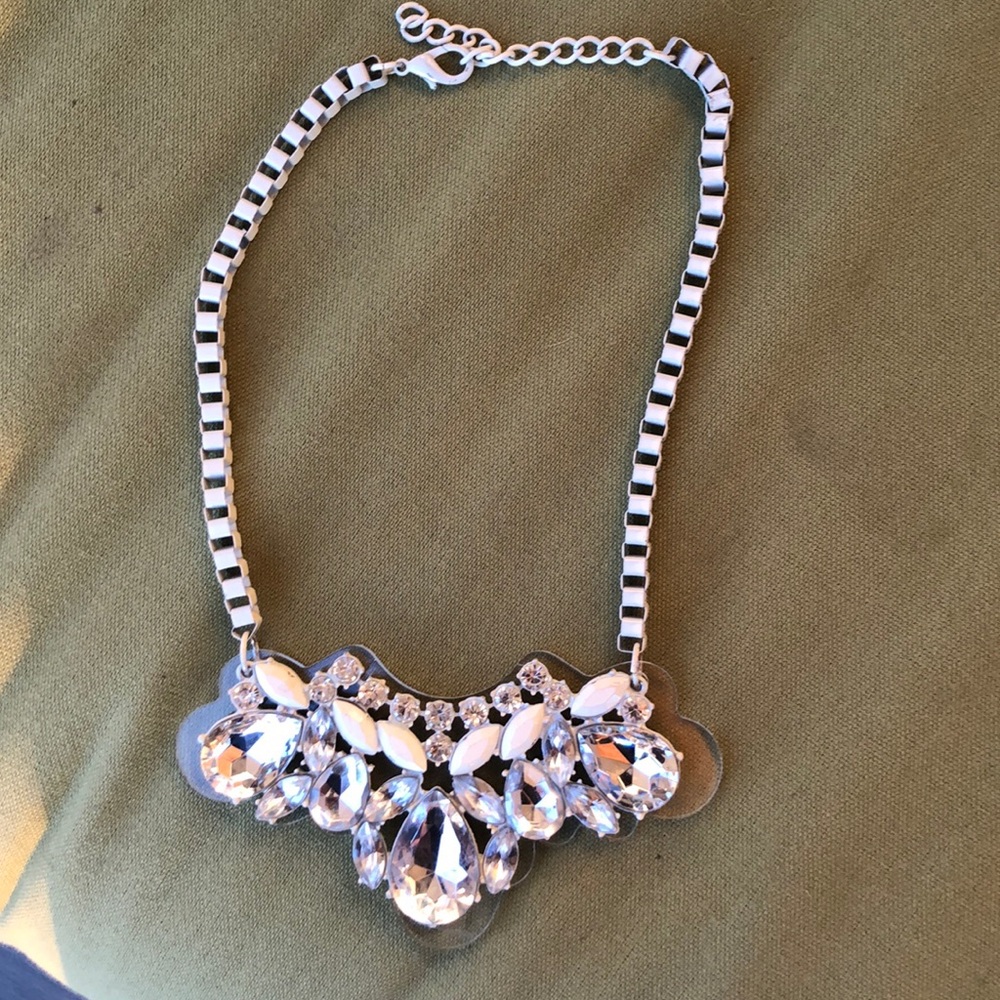 White Jewel Necklace